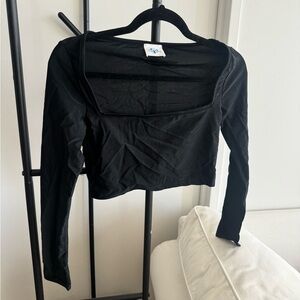 Black Long Sleeve Women's Top